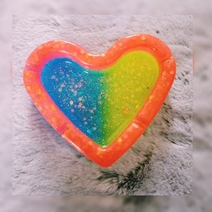 Handmade epoxy resin ashtray